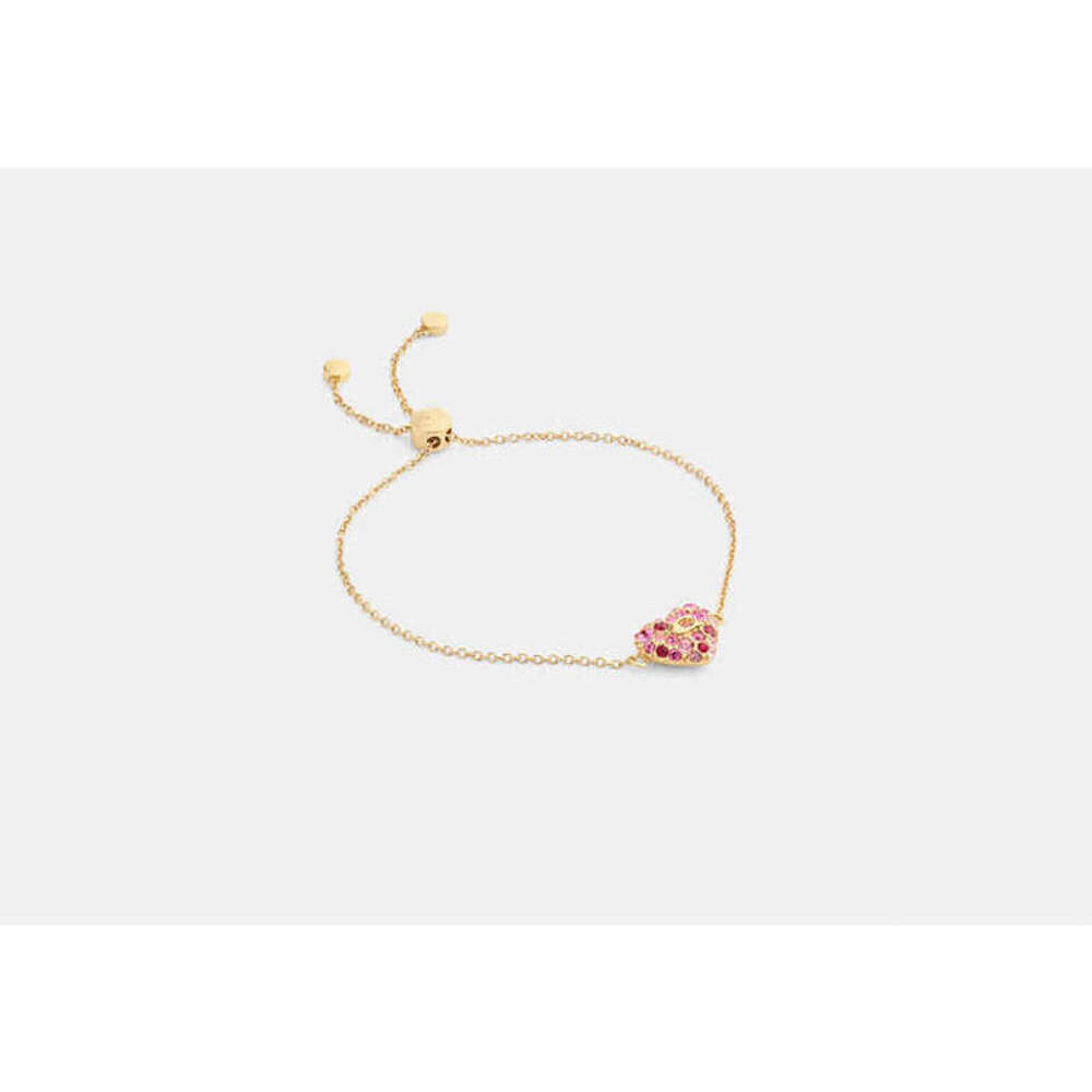 COACH Pavé Heart Slider Bracelet
